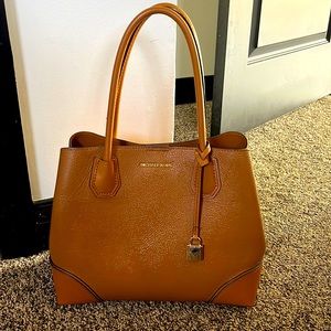 Michael Kors cognac colored purse